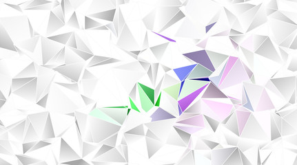 Abstract Low-Poly triangular modern background