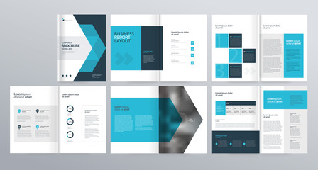 template layout  for company profile ,annual report , brochures, flyers, leaflet, magazine,book with cover page design . - obrazy, fototapety, plakaty