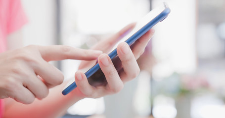 woman use phone