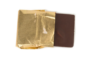 chocolate isolated on white background