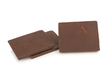 chocolate isolated on white background