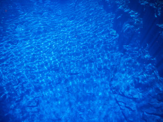 Lagoon mysterious, beautiful lagoon of transparent waters of turquoise blue, located in the city of Bonito, Mato Grosso do Sul, Brazil