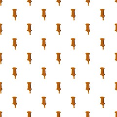 Letter I from caramel pattern seamless repeat in cartoon style vector illustration