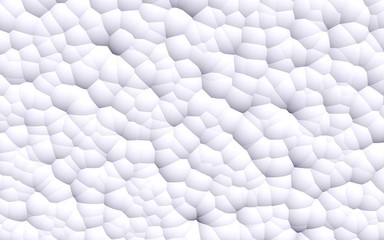 3d rendering picture of white balls. Abstract wallpaper and background. 3D illustration