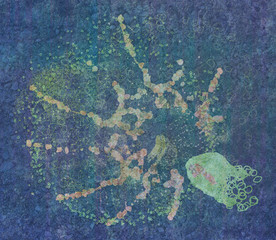 Grunge & rough. Effect, color, surface & backdrop.