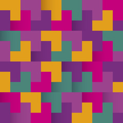 Colorful abstract background with squares. Seamless pattern. Bright colors