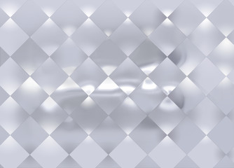 Diamond pattrened steel plate 3d rendering