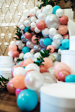 Wedding decor with large beads