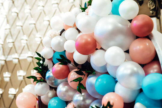 Wedding decor with large beads