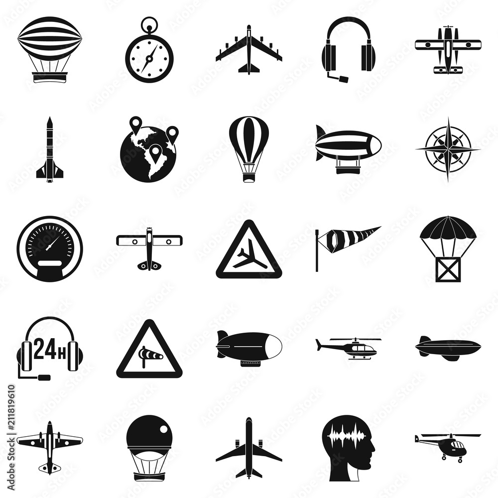 Aufkleber atmosphere icons set. simple set of 25 atmosphere vector icons for web isolated on white background