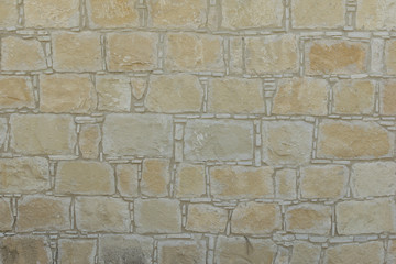 Brown stone wall, background, texture