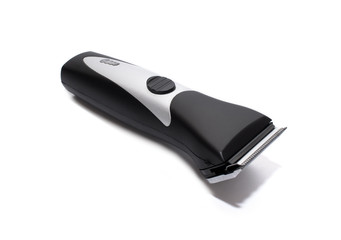 The machine for a hairstyle. Barbershop. Hair clippers isolated on white background