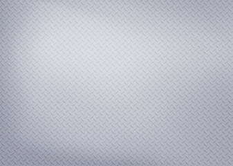 White silver metal industrial plate wall diamond steel patterned background