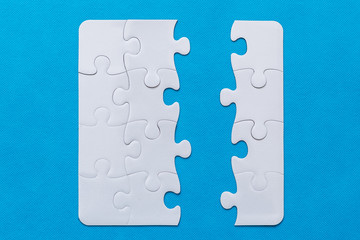 Jigsaw Puzzle with missing piece