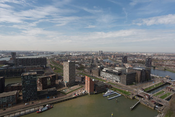 Obraz na płótnie Canvas Waterway with sluice-gate in urban environment