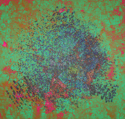 Grunge & rough. Drawing, canvas, concept & surface.