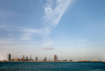 A beautiful view of Bahrain skyline