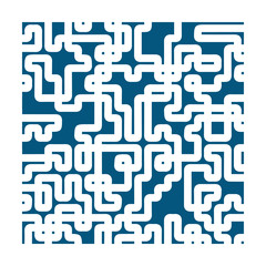 vector maze abstract - puzzle labyrint symbol, puzzle