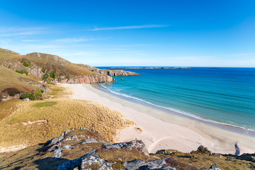 Sangobeg Beach in Scotland