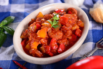 Traditional Hungarian dish - letcho