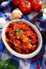 Traditional Hungarian dish - letcho