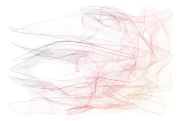 Abstract smoky line art illustrations background. Effect, curve, graphic & template.