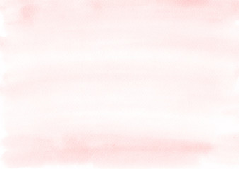 Soft pink watercolor background is almost uniform, with beautiful stripes from the brush. Excellent...