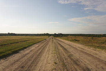 Fototapeta na wymiar Rural Countryside Road