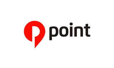 Initial P for Point logo design inspiration