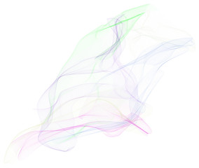 Illustrations of smoky line art. Background, generative, shape & texture.
