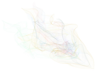 Abstract illustrations of smoky line art, conceptual. Background, repeat, surface & design.