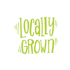 Handdrawn lettering from Organic Market Kit