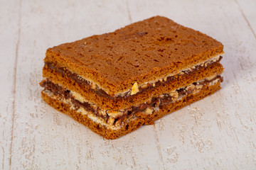 Tasty honey cake