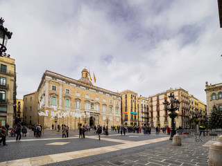 Fototapeta na wymiar The Palau de la Generalitat