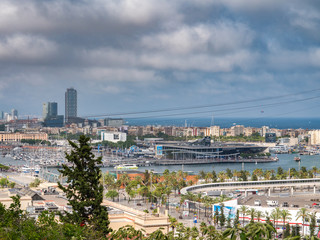 Barcelona city from Montjuich