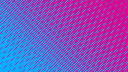 Halftone gradient pattern vector illustration. Pink dotted, purple halftone texture. Pop Art style pink violet halftone, comics Background. Background of Art. Dots background. AI10