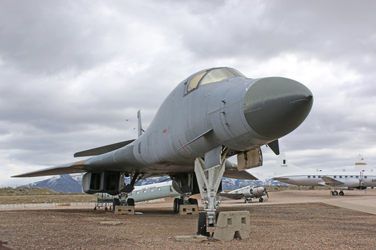 Vintage Military Airplane