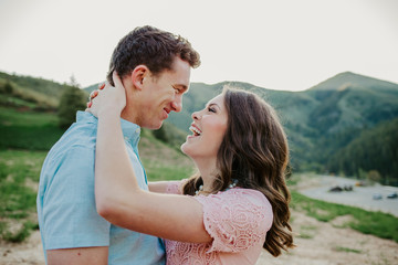 Romantic Couple in Nature
