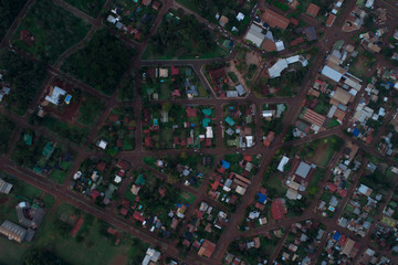 puerto esperanza, misiones, argentina desde drone