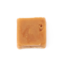 Scottish whisky fudge candy isolated