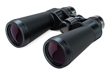 Binoculars, 3D rendering
