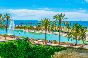 Parc de la Mar at Palma de Mallorca, Spain © dudlajzov