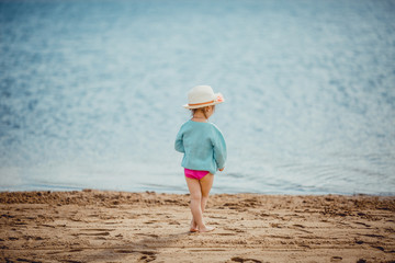 Fun summer on the lake coast