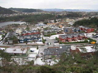 Panorama of Os  Norway