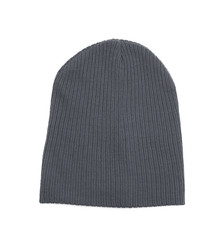 Knit cap hat isolated