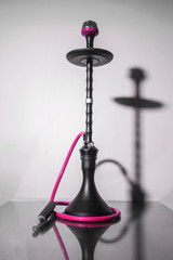 New Glass Hookah with beautiful backlight in the cafe