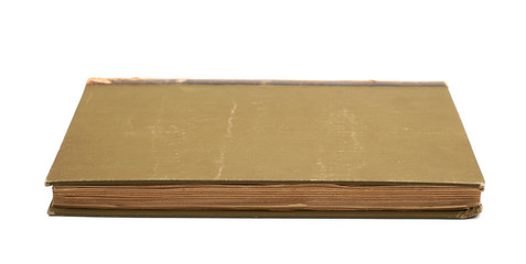 Old vintage book isolated