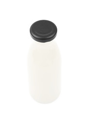 Bottle of milk isolated