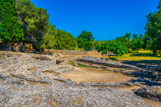 Roman theatre of Pollentia at Alcudia, Mallorca, Spain