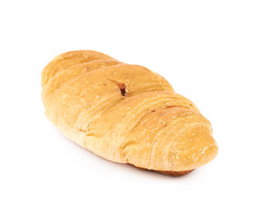 Croissant pastry bun isolated
